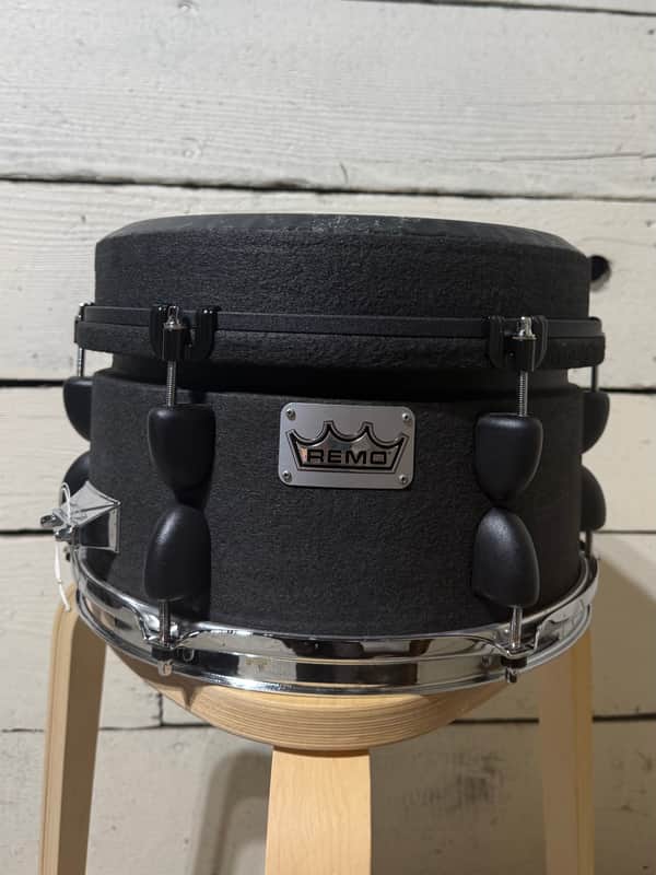 Remo Mondo Snare Drum Regular 12 x 9 in. Black Earth image 1