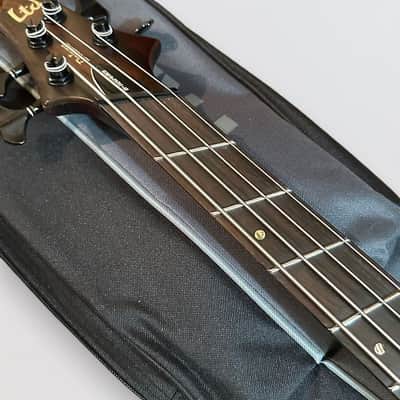 ESP LTD B-1004 Multi-Scale 4 String Electric Bass Guitar - Natural image 14