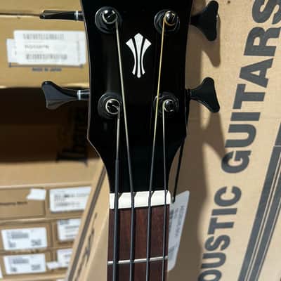 Ibanez AEGB24E AEG Acoustic-electric Bass Guitar - Black High Gloss image 4
