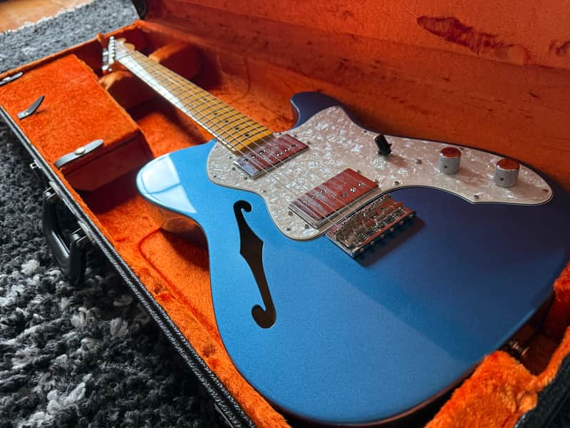Fender American Vintage II '72 Telecaster Thinline 2022 - Present - Lake Placid Blue image 1