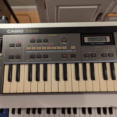 Casio CZ-101 Digital Synthesizer - Good Working Condition - Case image 2