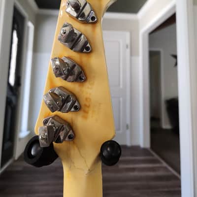 Gibson Firebird V 1990 - White - Originally Owned by Jeff Leary of the Butthole Surfers image 4