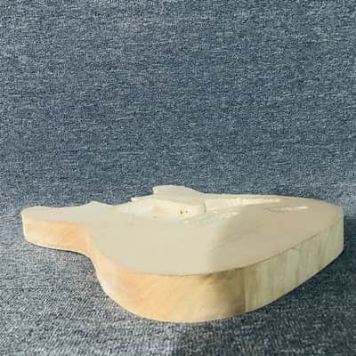Unfinished Strat Style Guitar Body with 2 Point Bridge Mount image 5