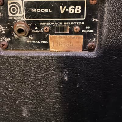 Ampeg V-6B 1970s 2x15 Bass Cabinet image 2