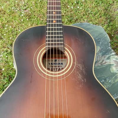 1961 Yamaha Nippon Gakki Dynamic Guitar No.10A Red Label  Dark Brown Bild 19