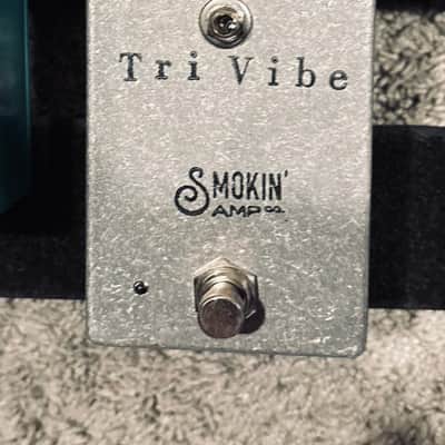 Smokin' Amp Co. Tri-Vibe True Vibrato / Phaser / Rotary Effect Pedal – Hand Built 2026 - Metal image 1