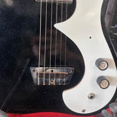 1960's Silvertone 1448 Semi-Hollowbody Electric Guitar with Built-In Tube Amp Hard Case image 4