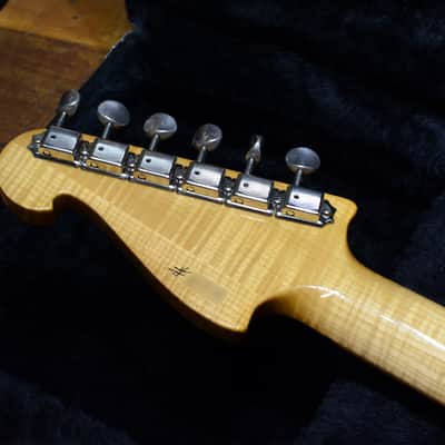 Knaggs Severn Trem T3 Flame Maple Neck White 2016' image 7