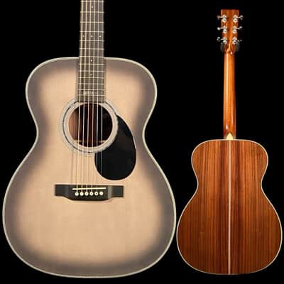 Martin OMJM John Mayer 20th Anniversary - Platinum Gray Burst image 1