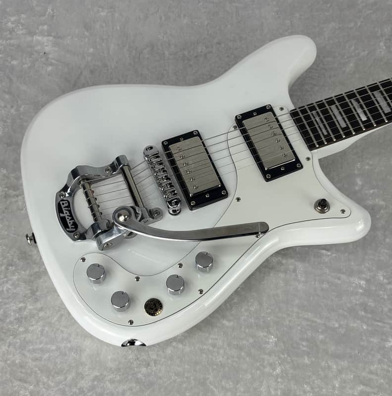 Epiphone Wilshire Custom Shop LTD guitar w/ Bigsby in white finish image 1