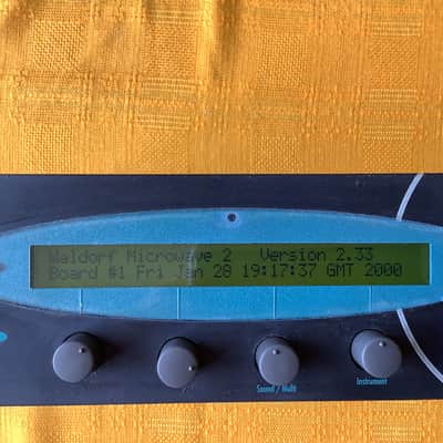 Waldorf Microwave II Rackmount Wavetable Synthesizer 1997 - Black Bild 9