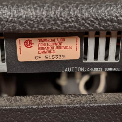 Fender Super 60 2-Channel 60-Watt 1x12" Guitar Combo 1988 - 1992 - Black : RED KNOB image 6