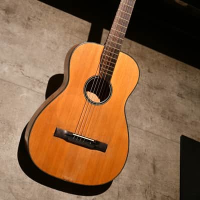 Vintage German Parlor Guitar, 1950's, video included image 1