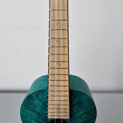 Genta Ukulele Tenor - All solid Mango wood - Nusantara series - Bali 2019 - Satin green - w truss rod image 2