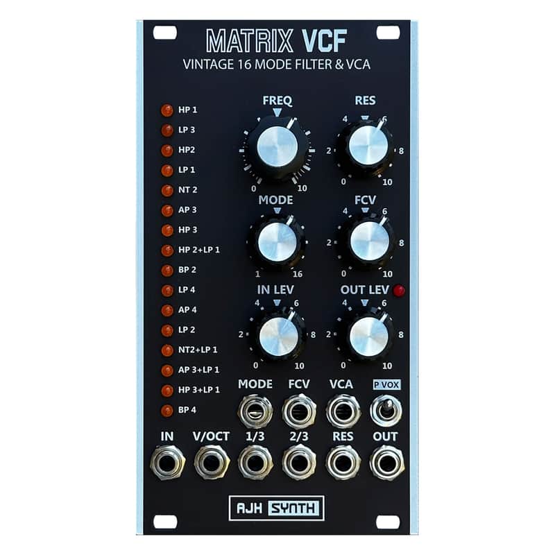 AJH Synth Matrix VCF Eurorack Multi Mode Filter Module (Vintage