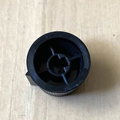 Ampeg Black Silver replacement Control Knob D-Shaft for Vintage 70's SVT, V4, V4B and other image 2