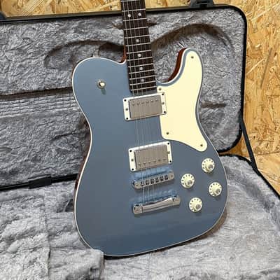 Pre Owned Fender 2018 Limited Edition Troublemaker Tele *Gibson Pickups - Ice Blue Metallic Inc.Case image 5
