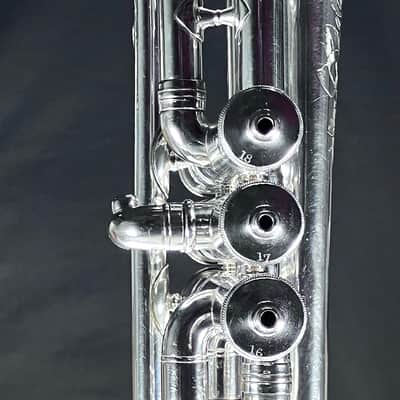 BOOSEY & Co. SOLBRON CLASS A CORNET SILVER PLATED 1911-1916 - S image 16