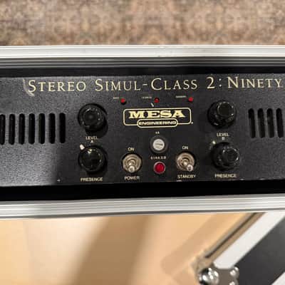 Mesa Boogie Stereo Simul-Class 2:Ninety 2-Channel 90-Watt Power Amplifier 1992 - 2013 - Black image 2
