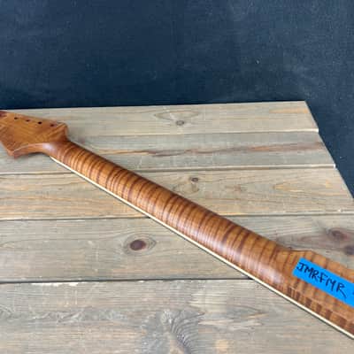 Tricked Out Guitar Nitro 5A Curly Flame Maple Roasted Jazzmaster® Stratocaster® Style Neck Rosewood JMRFMR 5A  #1 image 3