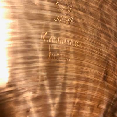 Elvin Jones' Original 1970s Turkish 14" K. Zildjian  Hi-Hats, Unplayed! Original Bag! image 6