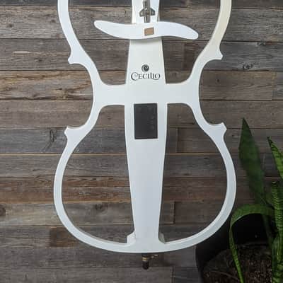 (16135) Cecilio Electric Cello - White image 3