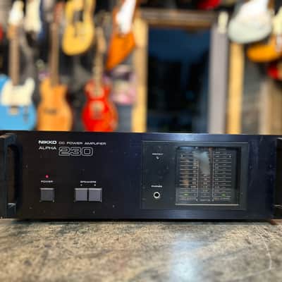 Nikko DC Power Amplifier Alpha 230 80's Vintage Hi-Fi | Reverb