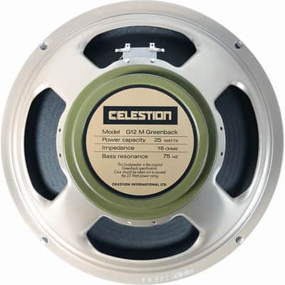 Celestion Classic G12M Greenback 12 25W 16ohm image 1