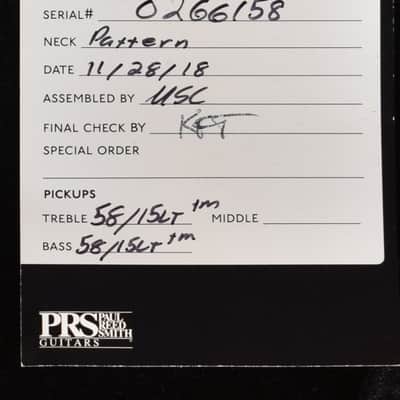 PRS Paul Reed Smith Hollowbody II Piezo Pattern 85/15LT Aquamarine image 8