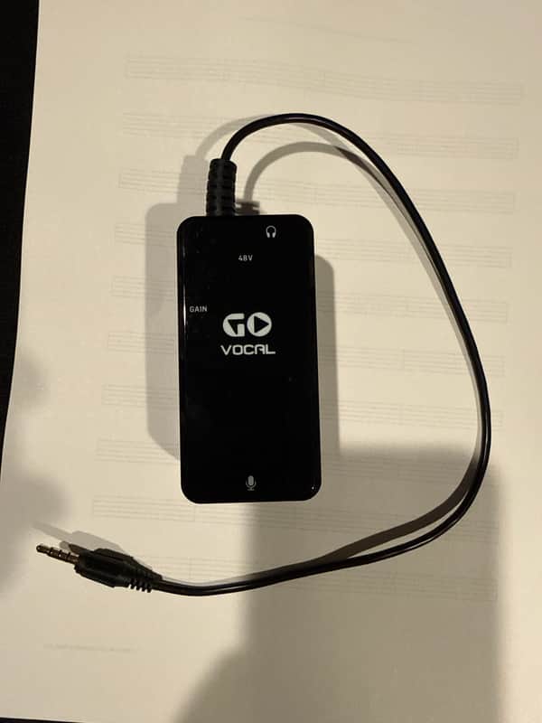 TC Helicon GO VOCAL Mobile Microphone Preamp / Audio Interface 2020 - Present - Black image 1
