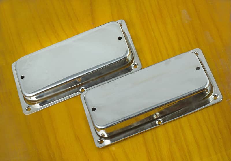 Thunderbird Bass Pickup Set with Rings and Screws - Nickel image 1