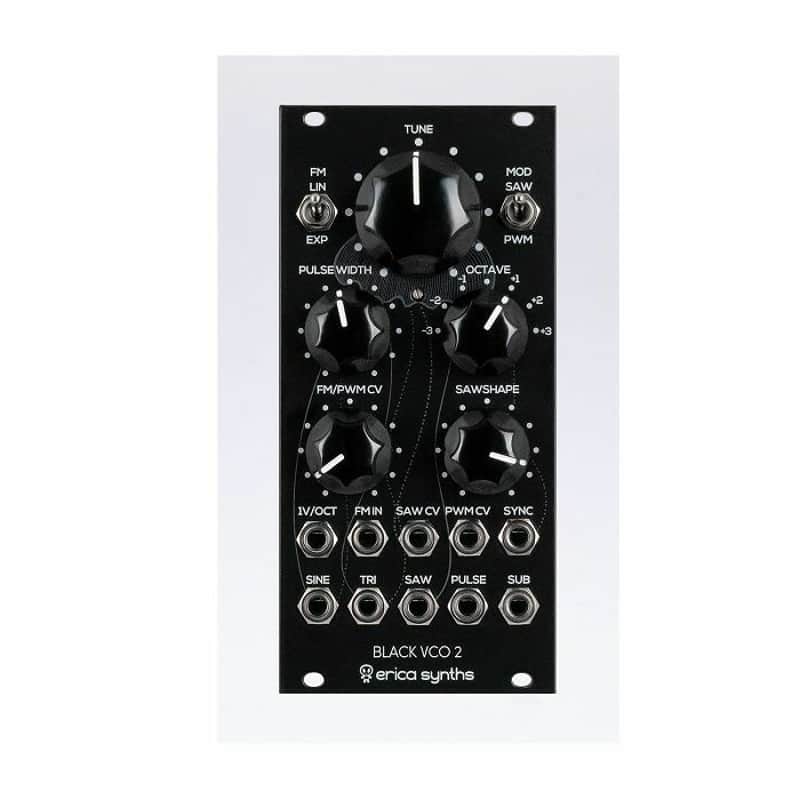 Erica Synths Black VCO2 Analogue Voltage Controlled Oscillator Module image 1