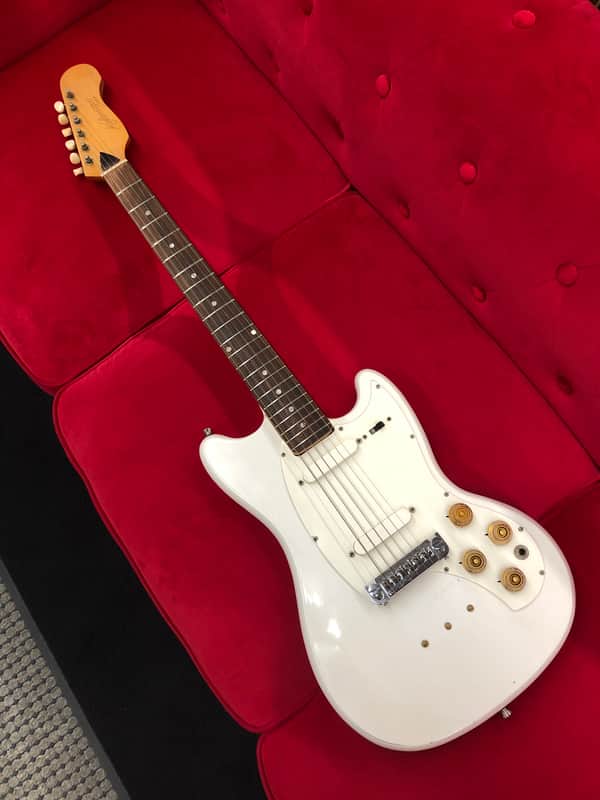 Kalamazoo KG2 1960's White vintage electric guitar image 1