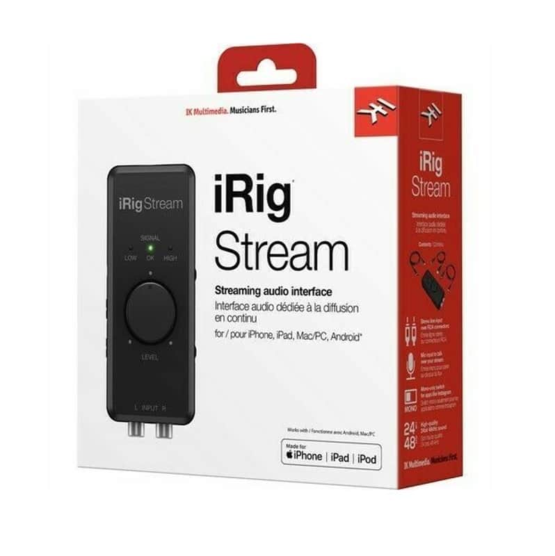 IK Multimedia iRig Stream USB Audio Interface for iOS/Android/MAC/PC image 1