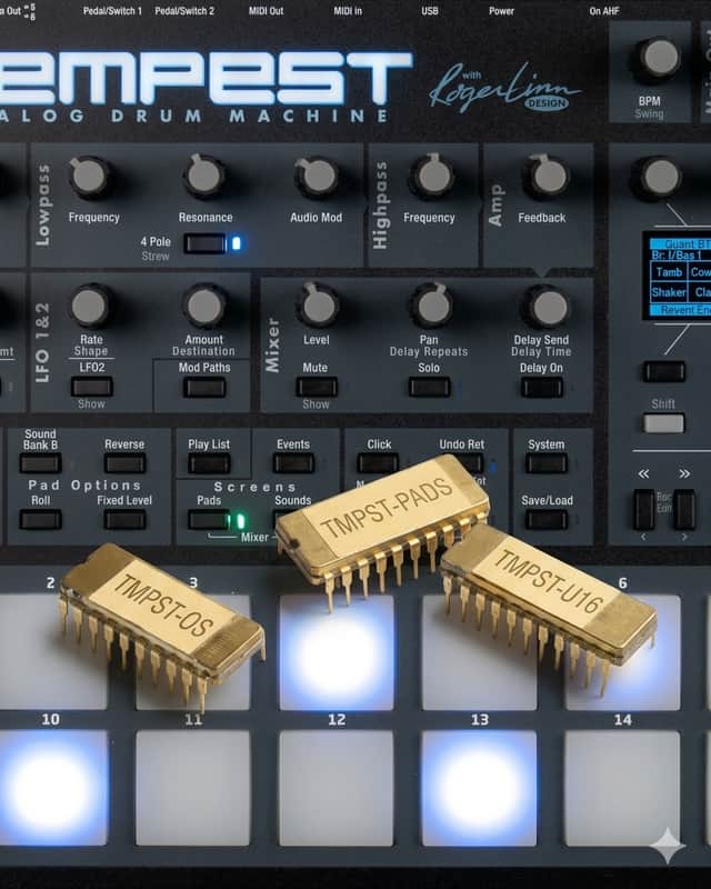 Alesis HR-16 / HR-16B EPROM Upgrade - Dave Smith Instruments Tempest Drum Sounds + OS 2.0 image 1