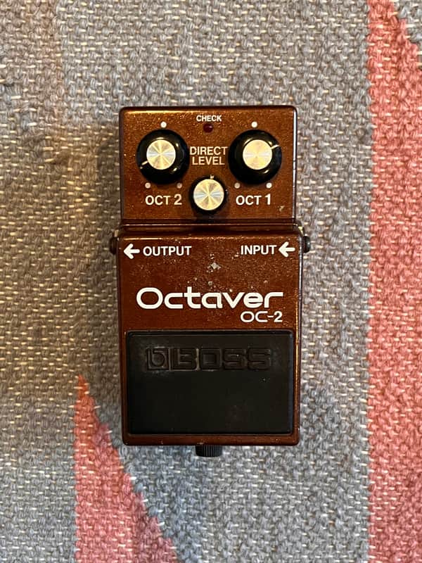 Boss OC-2 Octaver (Black Label) 1982 - 1984 - Brown image 1