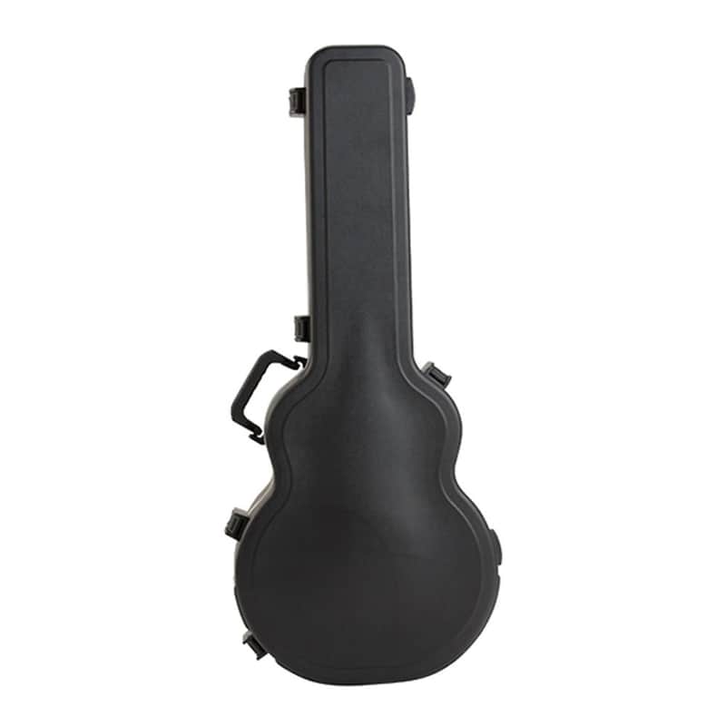 SKB 1SKB-20 Deluxe Molded Jumbo Acoustic/Archtop Electric Guitar Case Black image 2