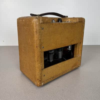 1955 Fender Tweed Champ 5E1 (changed transformer) image 3