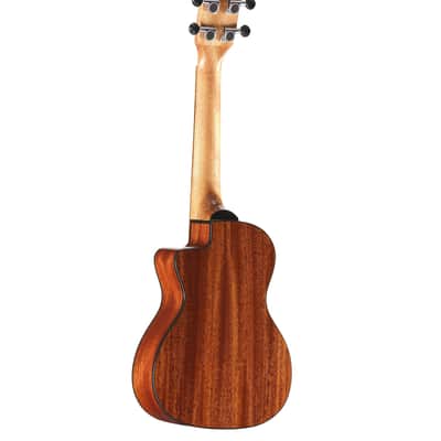 Alvarez AU66CCESHB Artist Concert Cutaway Acoustic-Electric Ukulele (Shadowburst) image 3