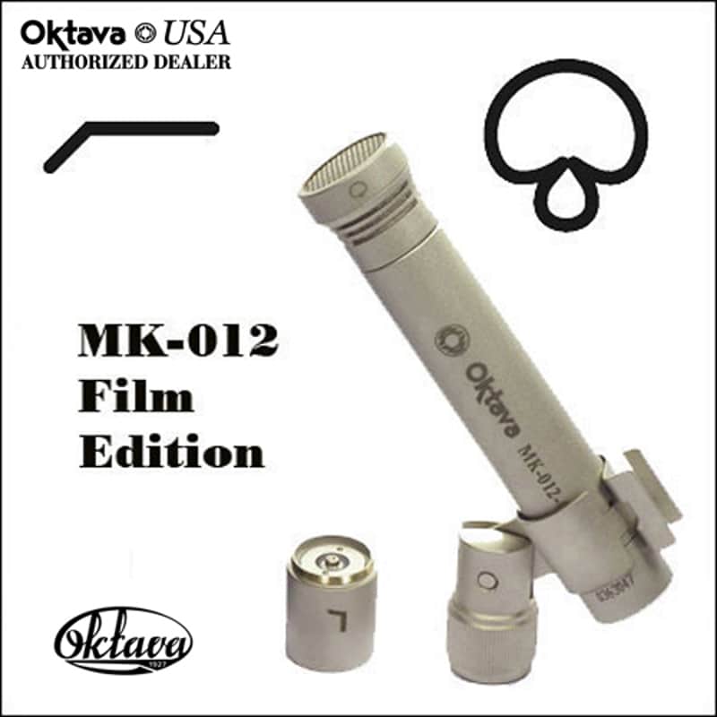 Oktava MK-012-01 Silver Movie/Film Edition Hypercardioid Capsule Low Cut Filter - Brand New image 1