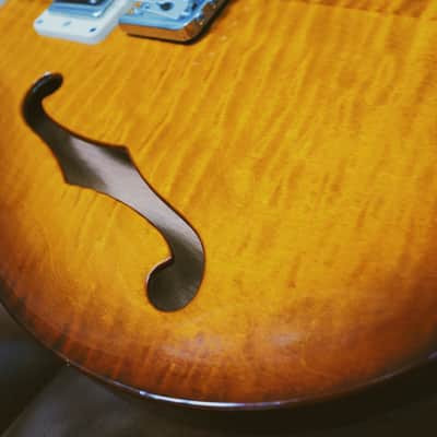 PRS CE 24 Semi-Hollow Burnt Amber Sunburst image 3