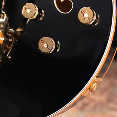Gretsch Falcon Center Block LTD Electric Guitar with String-Thru Bigsby - Midnight Sapphire with Hardshell Case image 15