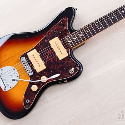 2002 Fender Jazzmaster ‘62 Vintage Reissue JM66-80 Sunburst, Japan CIJ image 1