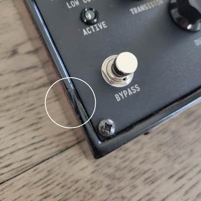Retro Mechanical Labs 432K Distortion Box Walnut Casing . Rare Distortion Pedal image 10