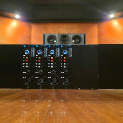 API 512c PACKAGE - 4 Channels of 500 Series Mic Preamp Modules in BAE Chassis w/ PSU image 4