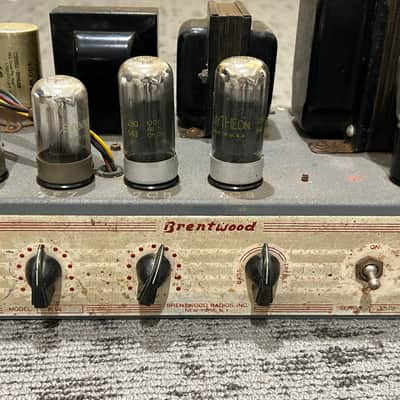 Brentwood K14 vintage tube amplifier project PA amp K-14 image 12