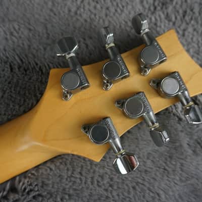 Morris Sound Circus Series Amplified Travel Guitar Japan Tobacco Burst image 17