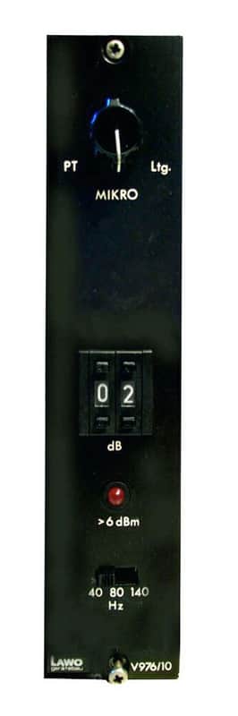 Lawo V976/10 vintage german mic preamp 79dB image 1