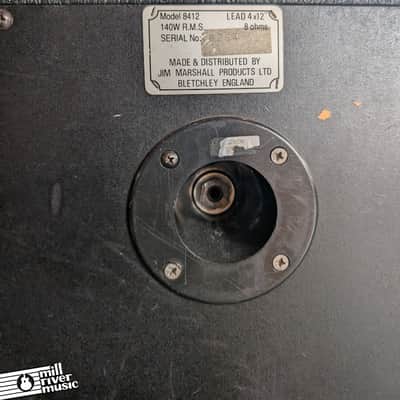Marshall 8412 8 Ohm Flat Front Cab - Used image 3