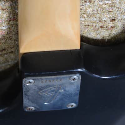 1969 Fender Mustang Bass Black Refin image 16